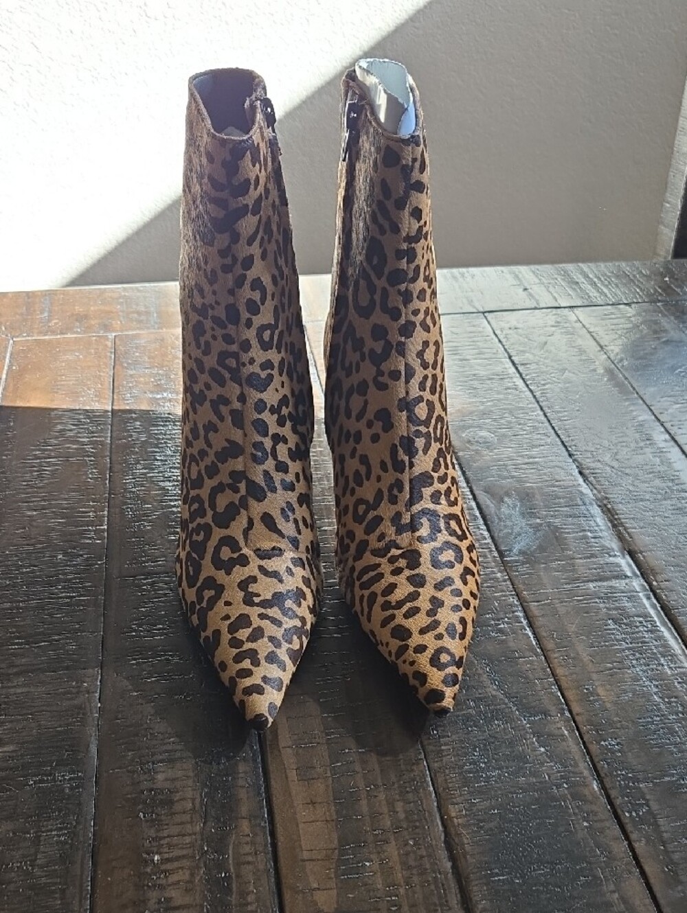 Steve Madden Alston Leopard Boots - Picture 2 of 7